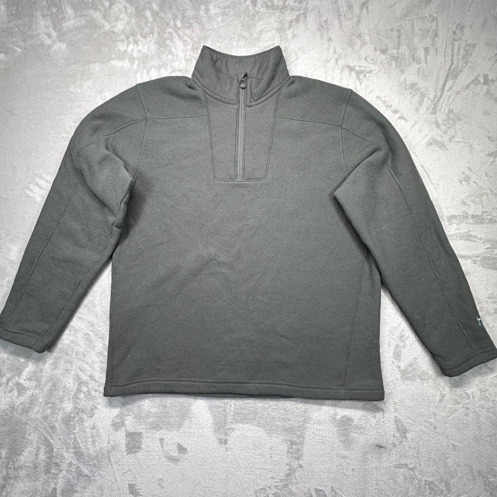 Under Armour Mens Large Gray Fleece Lined Full Zip Jacket Outerwear Loose Fit